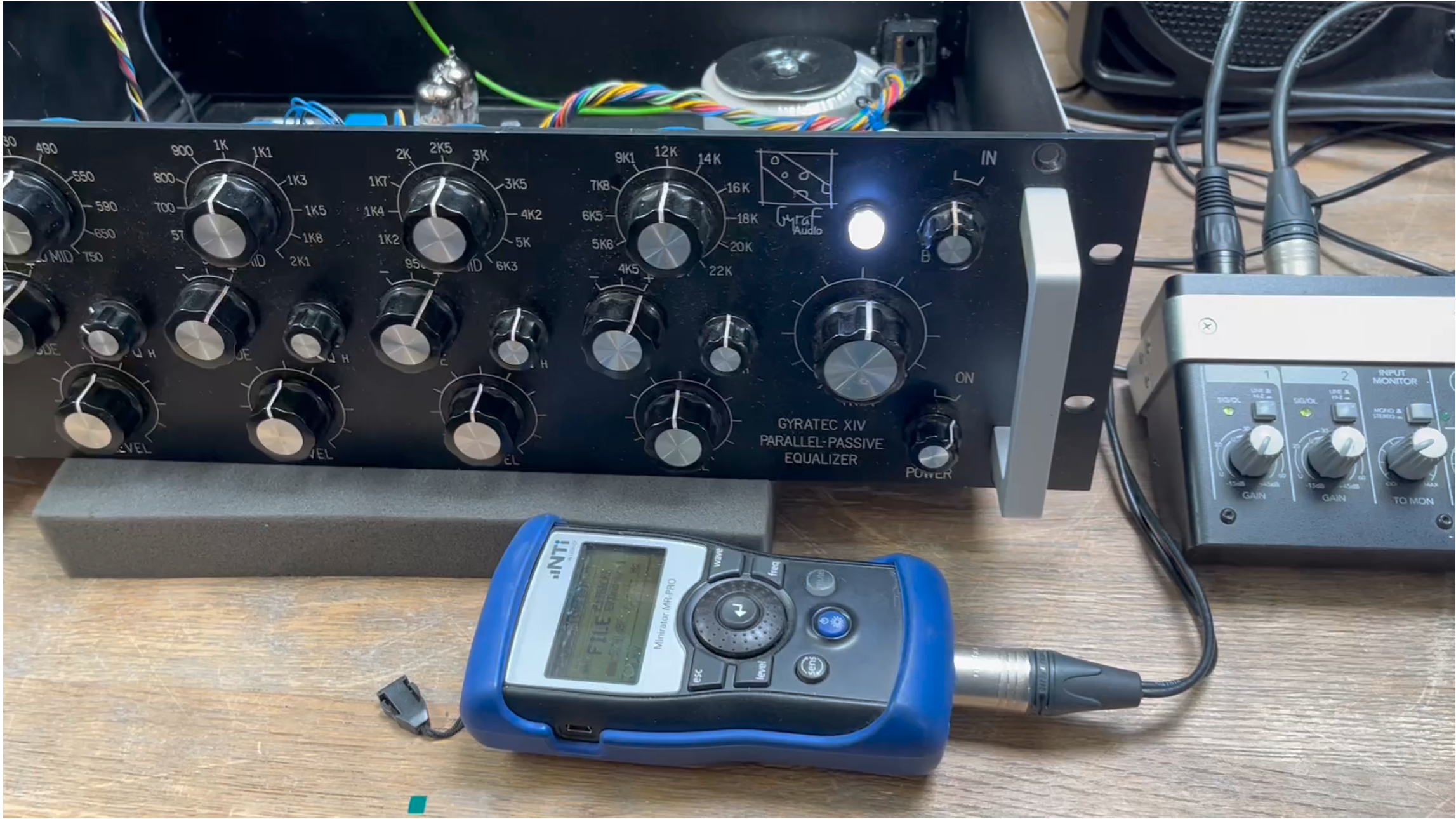 Gyraf G14 Mk1 mastering equaliser with the new Trim control modification